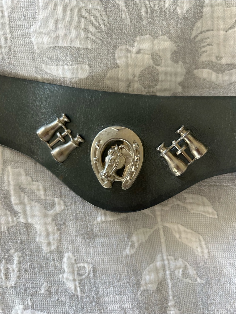 Vintage Heft’s Beverly Hills Equestrian Leather Belt – Size 30 – Horse & Riding